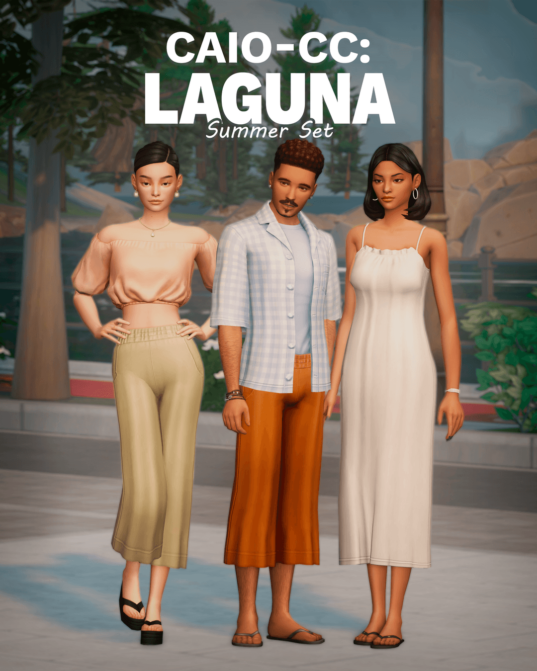 Скриншот мода Мини набор одежды Laguna Set